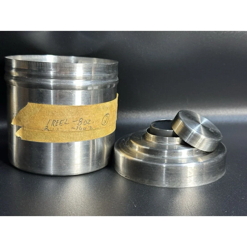 OOAK Stainless Steel Film Developing Tank Lot, 1 Omega & 2 Unmarked